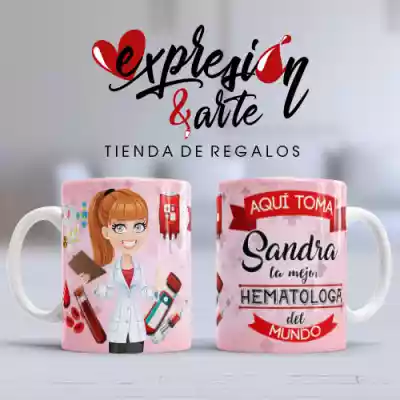 vectores plantilas PROFESIONES,HEMATOLOGA,